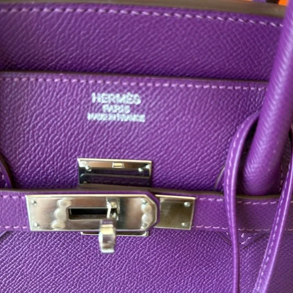 Hermès Birkin 35 handbag in Anemone Epsom! - Picture 5 of 17